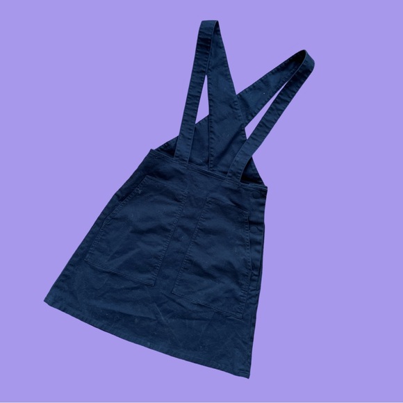 4/45$ Crossed Suspenders Black Overalls Skirt | COS - Picture 3 of 10